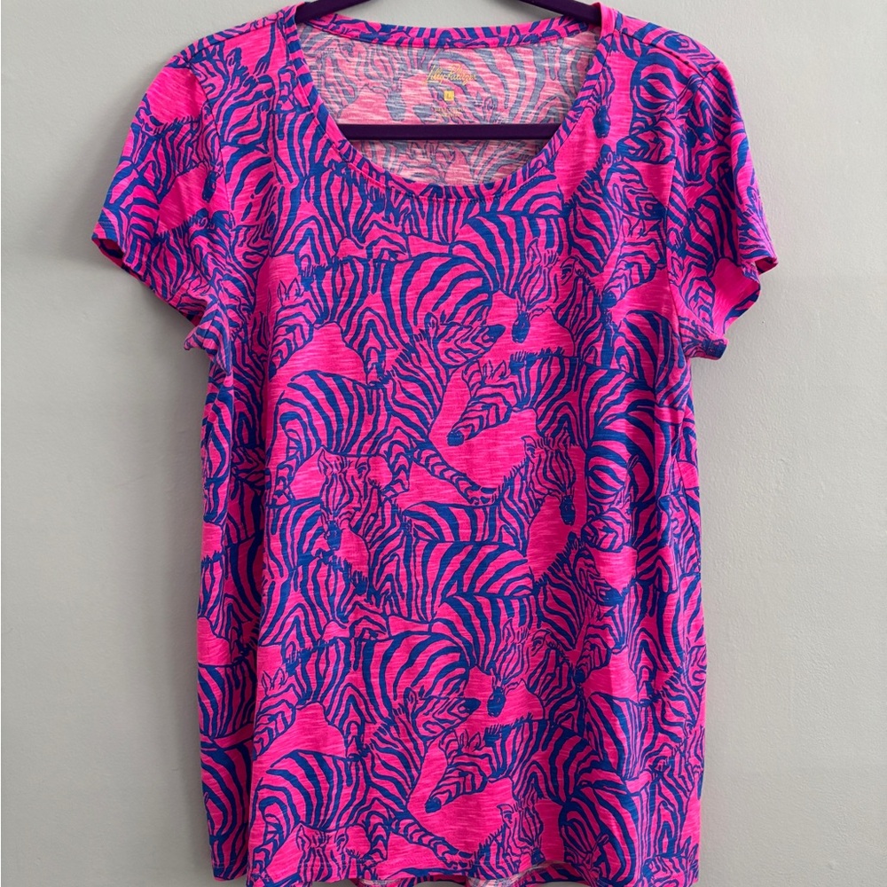 Lilly Pulitzer Etta Scoop Neck Top